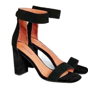 Jeffrey Campbell Holvey Suede Strappy Heels 7.5